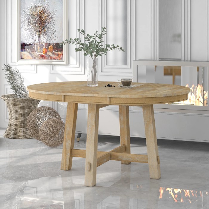 Wooden Extendable Dining Table - 1BENMU | Custom Furniture Store Extendable solid wood dining table